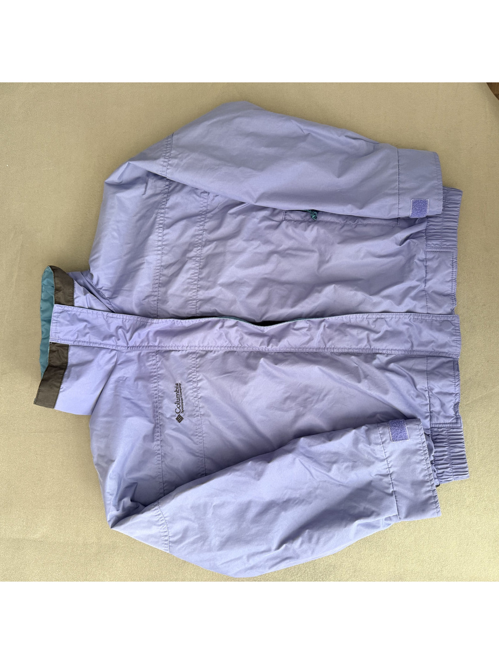 Vintage Columbia Bugaboo Women's Medium Purple Teal 90s Ski Jacket Shell Only